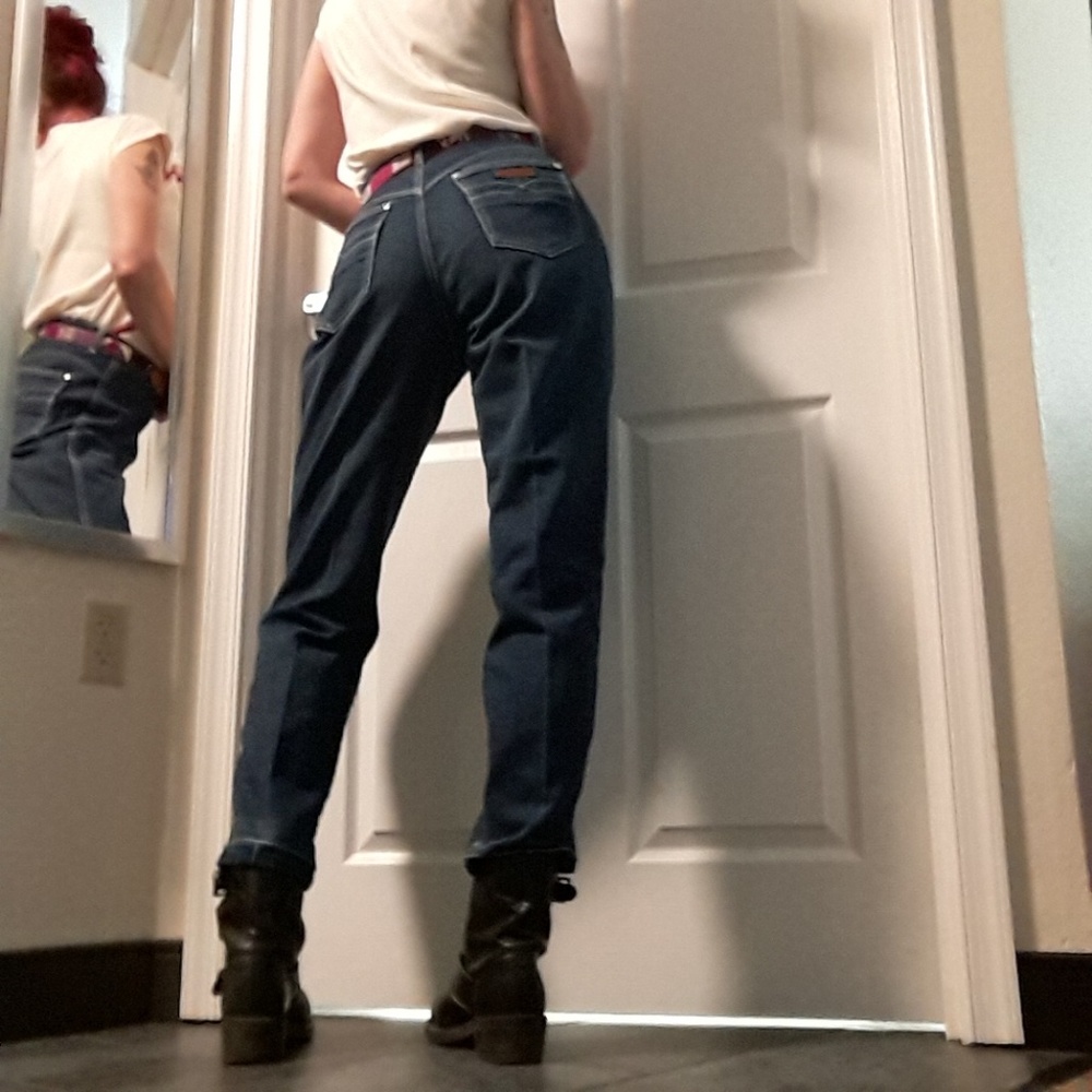 Vintage Gitano Mom Jeans High Waist 1980s dark